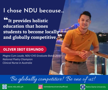 CHS why choose NDU-Oliver Esmundo