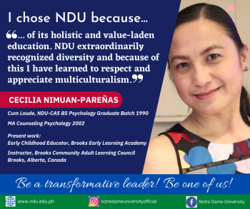 why choose NDU-Cecil P.